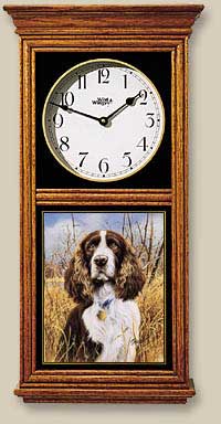 Springer Spaniel Clock